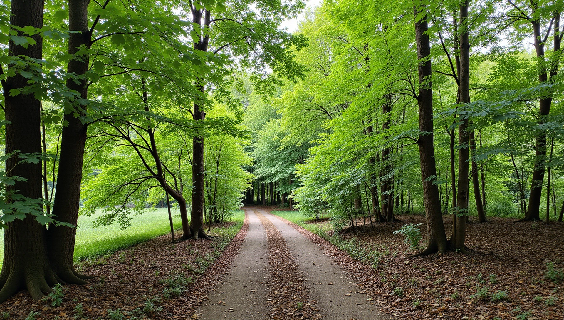 Sfondo naturale con elementi verdi e marroni che evocano freschezza e armonia